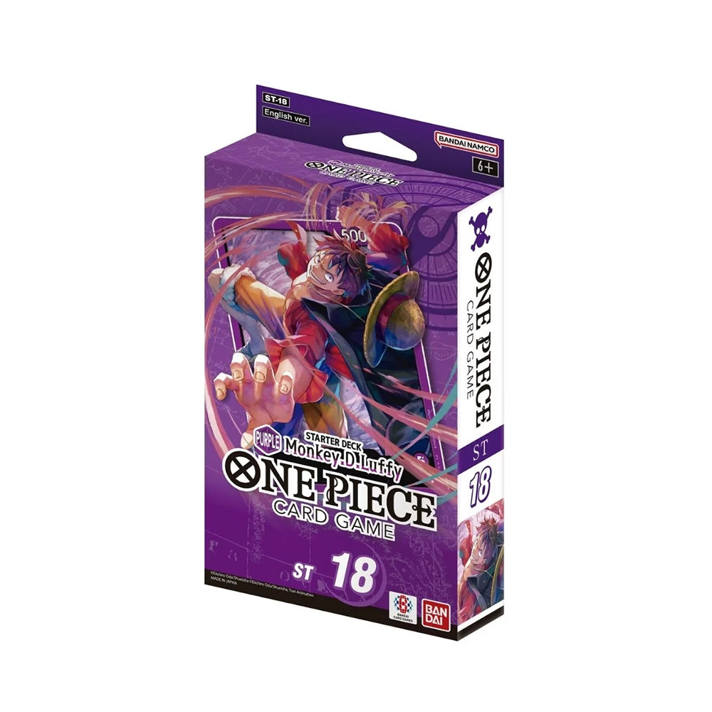 Bandai One Piece Card Game – Starter Deck: Purple Monkey D. Luffy [ST-18] – English