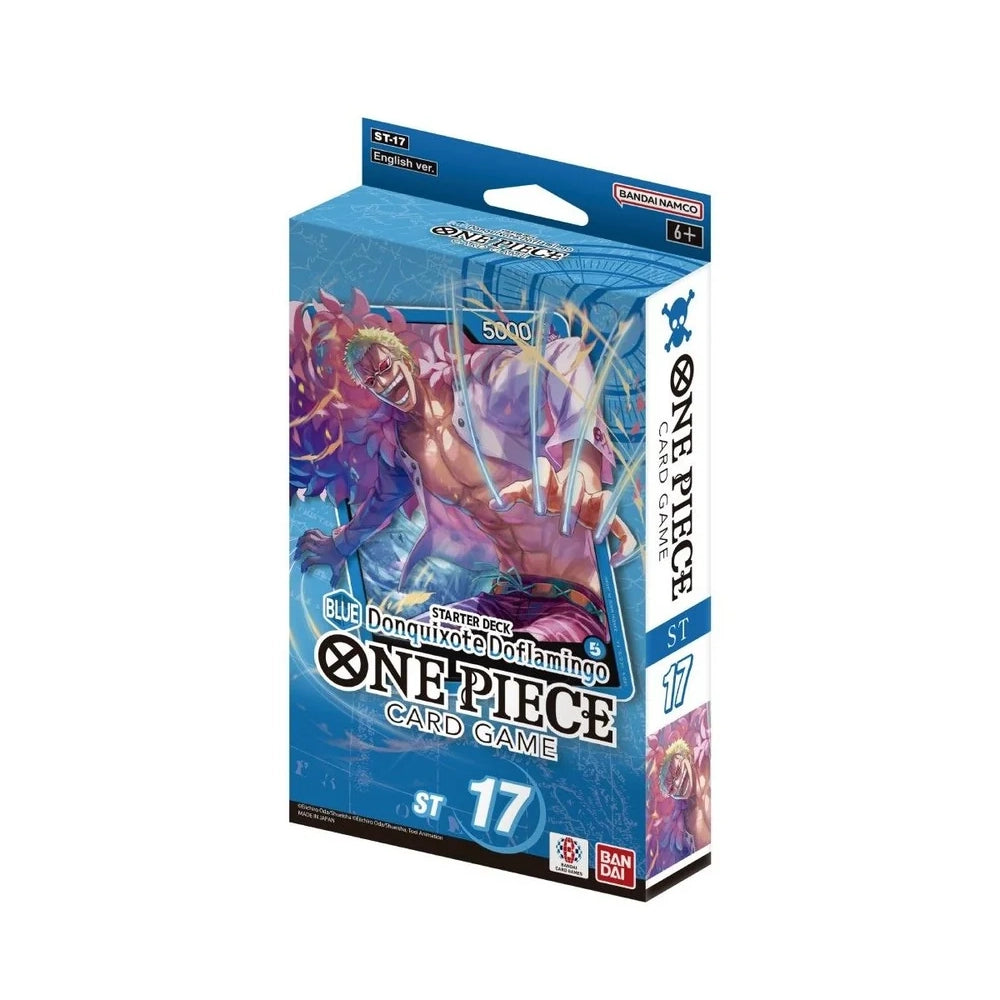 Bandai One Piece Card Game – Starter Deck: Blue Donquixote Doflamingo [ST-17] – English