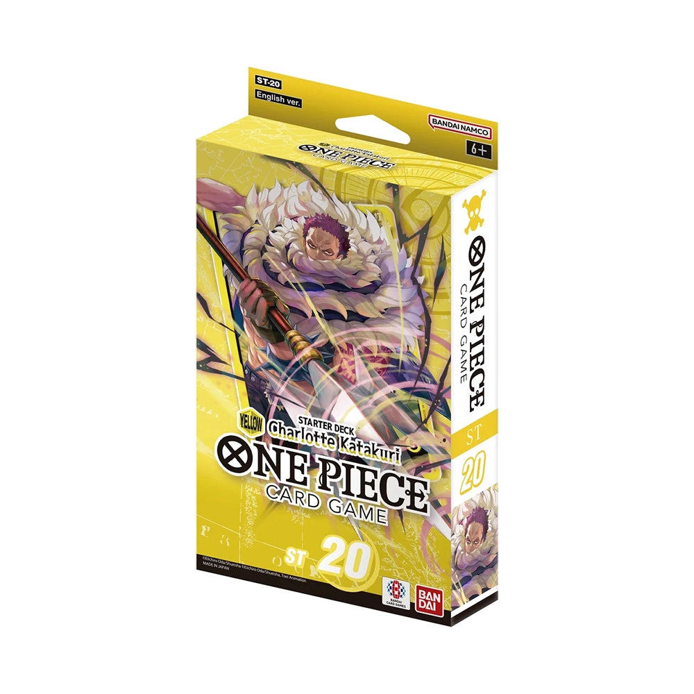 Bandai One Piece Card Game – Starter Deck: Yellow Charlotte Katakuri [ST-20] – English