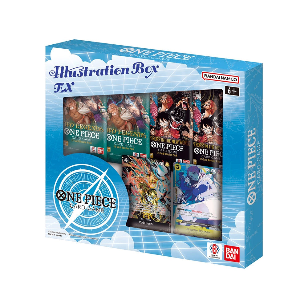 Bandai One Piece TCG Illustration Box EX – Rob Lucci & Jewelry Bonney – English – North America Exclusive