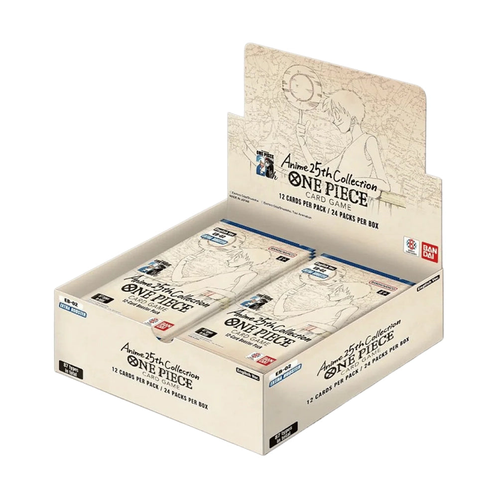 Bandai One Piece TCG Extra Booster – Anime 25th Collection [EB-02] – English Booster Box