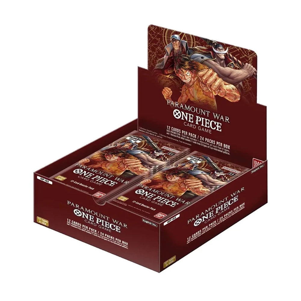 Bandai One Piece Card Game – Paramount War [OP-02] – English Booster Box