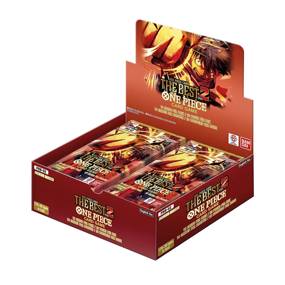 Bandai One Piece TCG PRB-02 Premium Booster Box – The Best Vol. 2 (English)